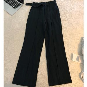 Moon River forest green high waisted pants